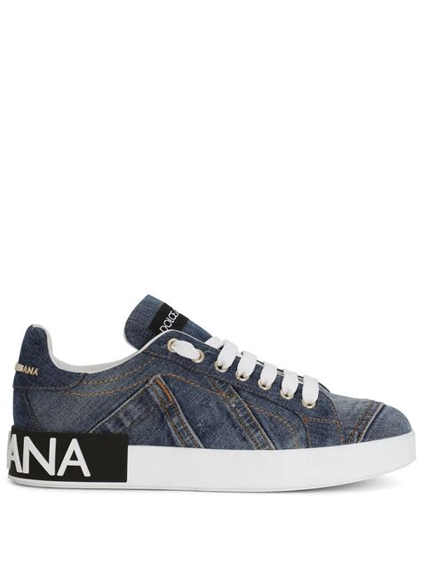 dolce gabbana shoes sneakers|dolce and gabbana denim sneakers.